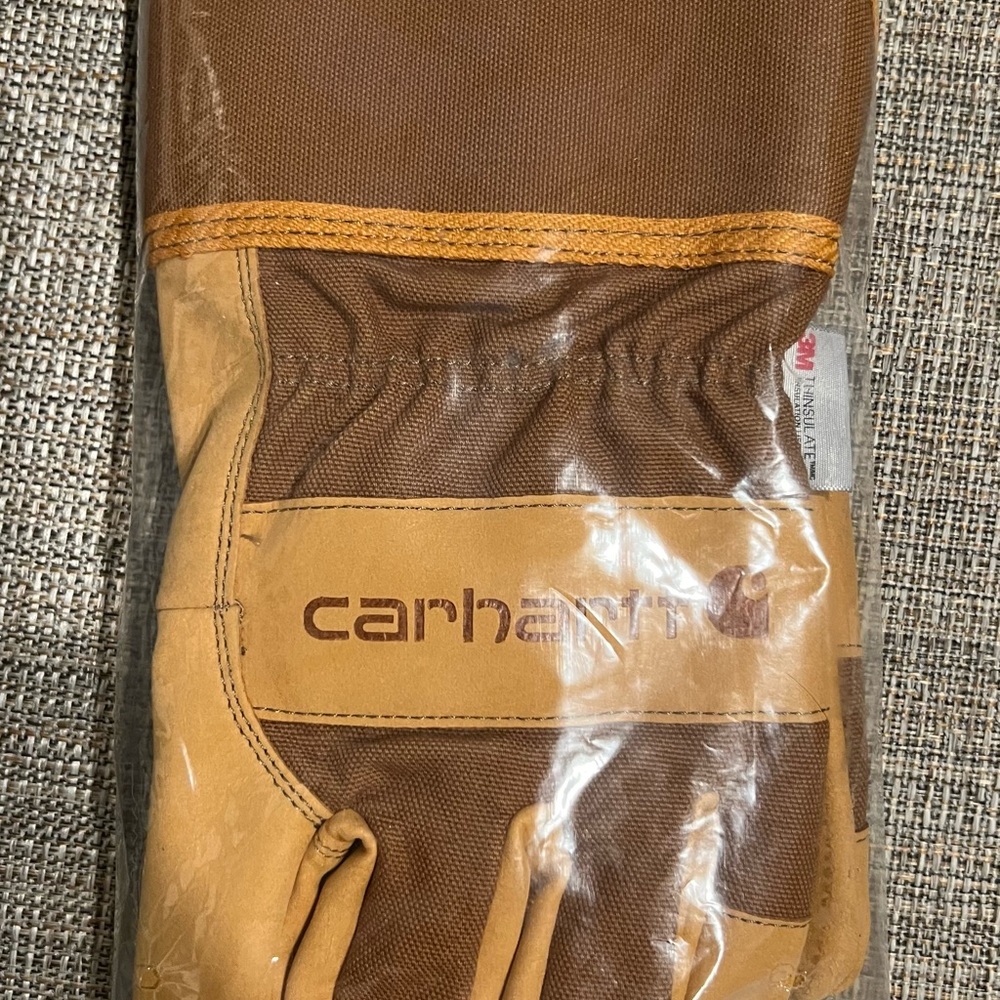 Carhartt Insulated Duck Synthetic Leather Safety Cuff Glove - Size Large